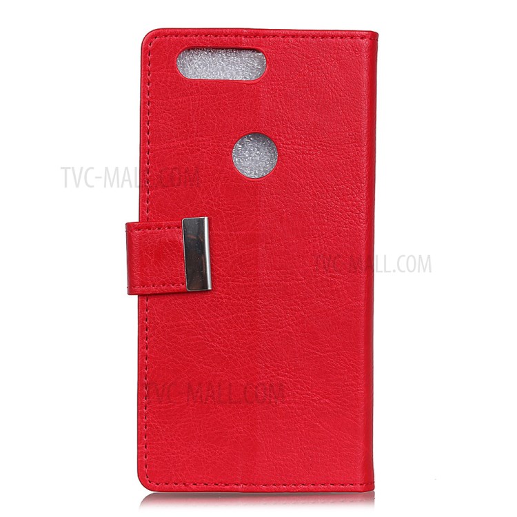 Case Huawei Y7 Pro 2018 / Pre-order * โครเมี่ยมขายึดเครื่องหนังพร้อมช่องใส่การ์ด *