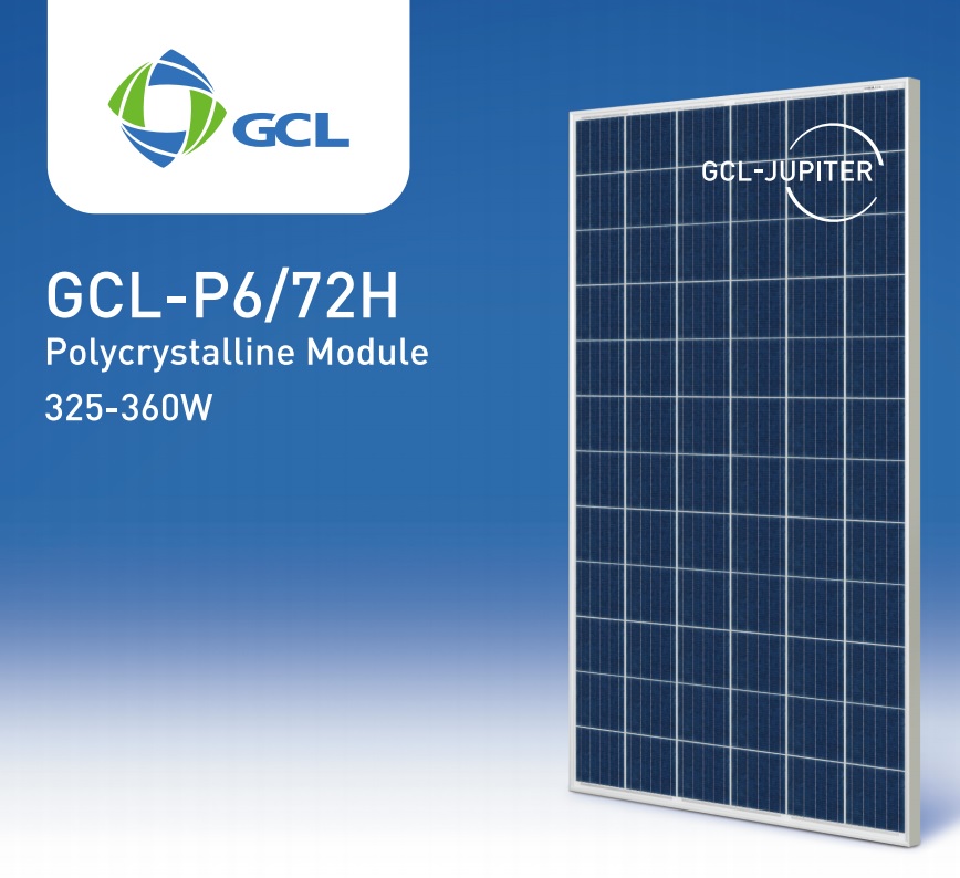 แผงโซล่าเซลล์โพลี GCL 330W เกรดพรีเมียม Tier 1