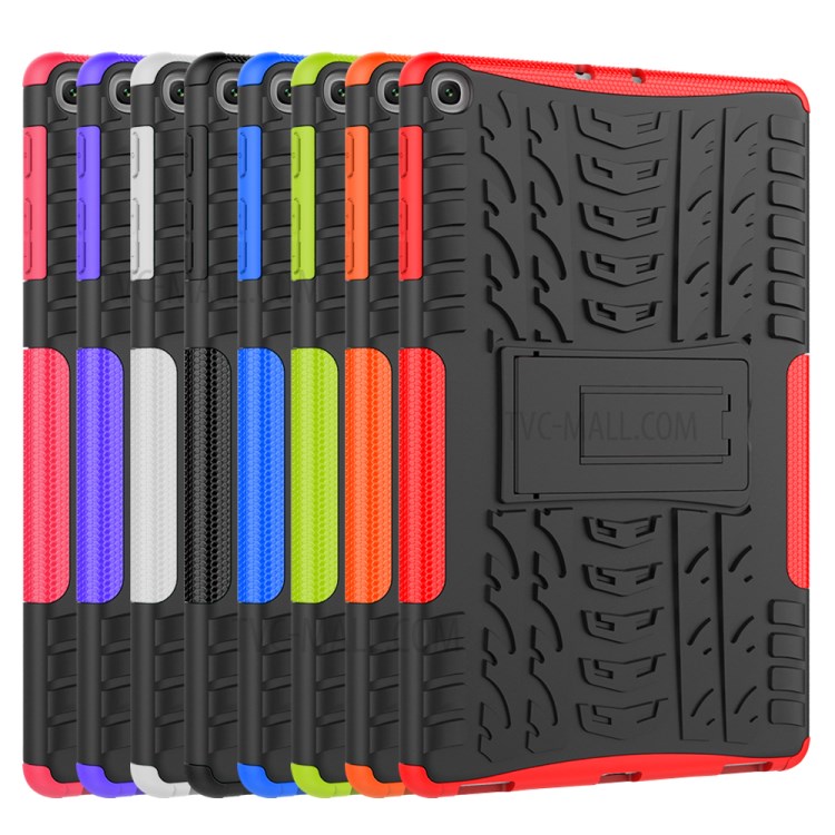 Case Samsung Galaxy Tab A 10.1 (2019) / Pre-order * รูปแบบยางไฮบริด PC + เคส TPU ขาตั้ง *