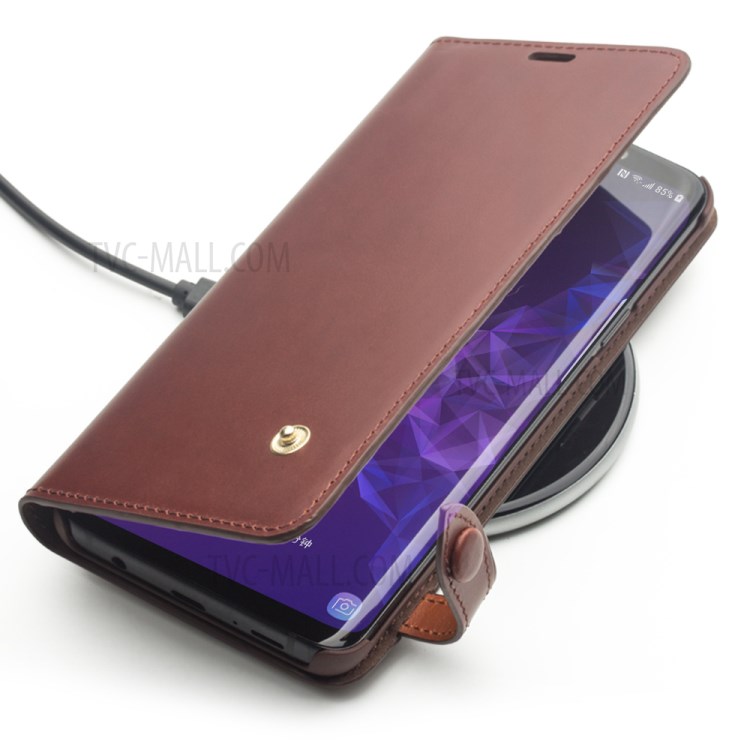 Case Samsung Galaxy S9 Plus / Pre-Order * QIALINO ผลิตจากหนังวัวแท้ชั้นดีพรีเมี่ยมพร้อมฝีมือประณีต *