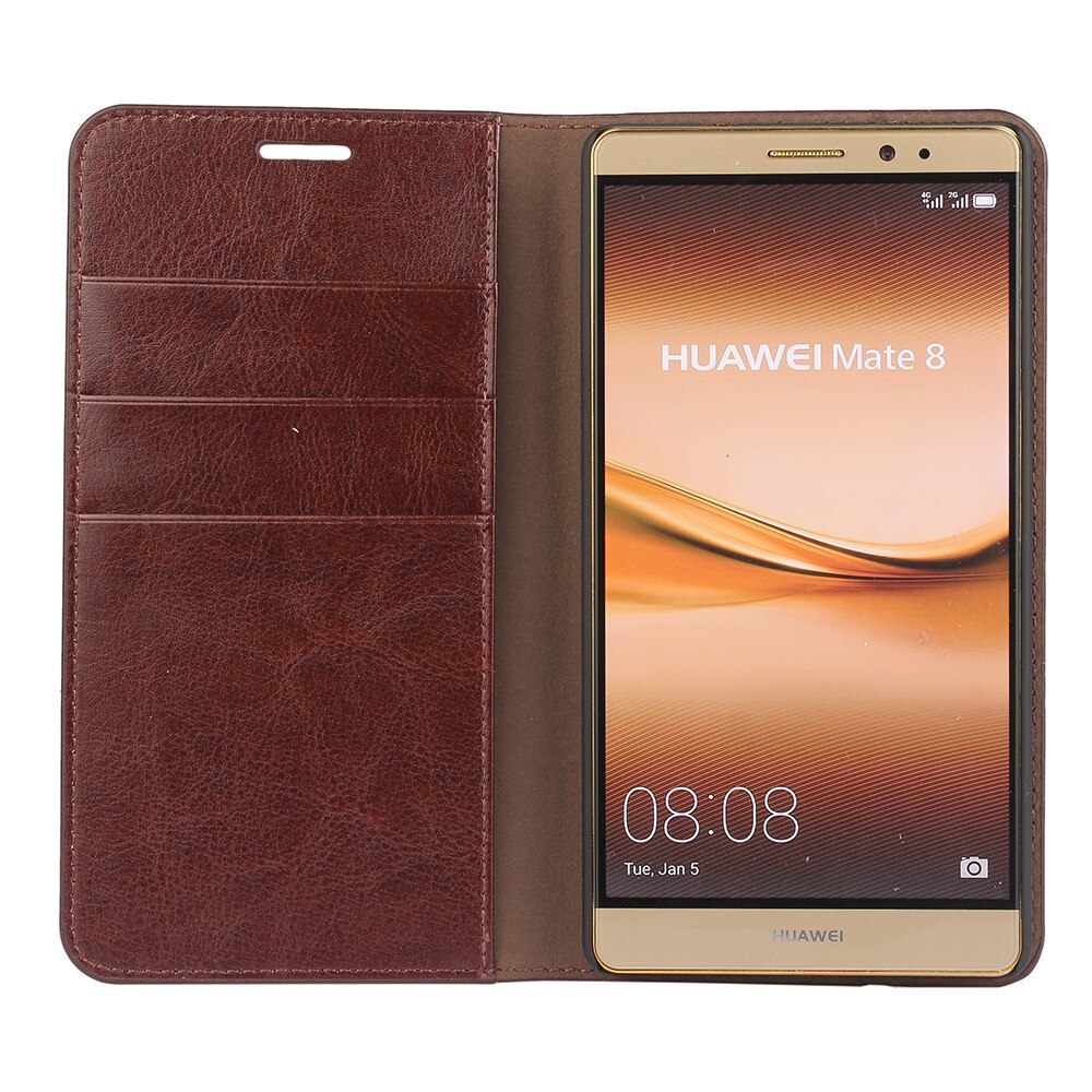 Case Huawei Mate 8 / Pre-order * เคสพรีเมี่ยมธรรมชาติของแท้หนังพลิกธุรกิจกระเป๋าสตางค์ *