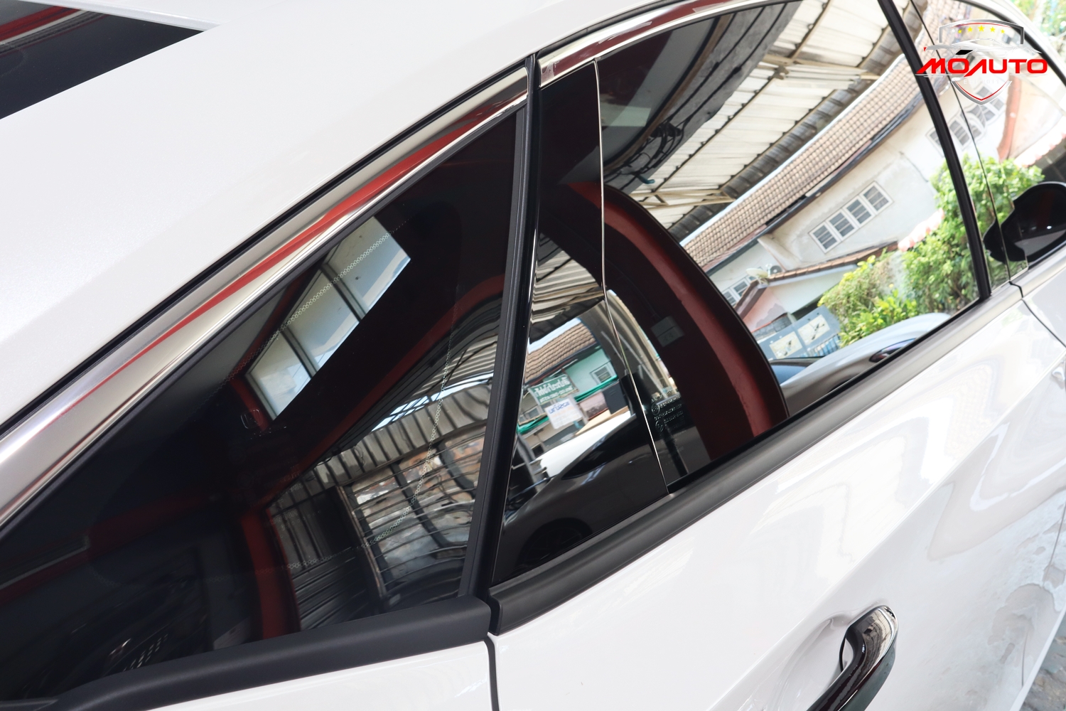 เสาประตู A B ดำเงา RS แท้ CIVIC FE