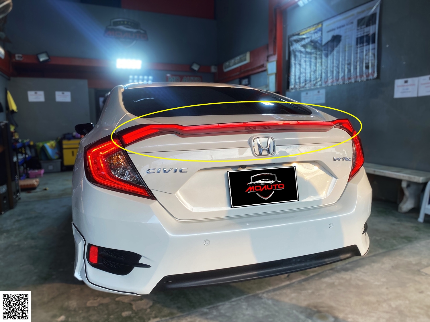 ไฟฝากระโปรงท้ายทรง M-SPORT CIVIC FC / FC MC 2016-2021