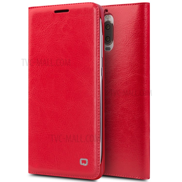 Case Huawei Mate 9 Pro / Pre-order * QIALINO คลาสสิกบาง หนังวัวแท้พรีเมี่ยม ที่มีฝีมือประณีต *