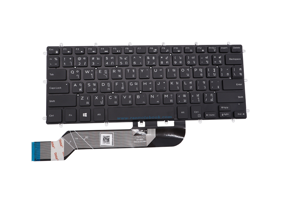 แป้นพิมพ์ โน๊ตบุ๊ค Dell Inspiron 7370 แท้ประกันศูนย์ Dell
