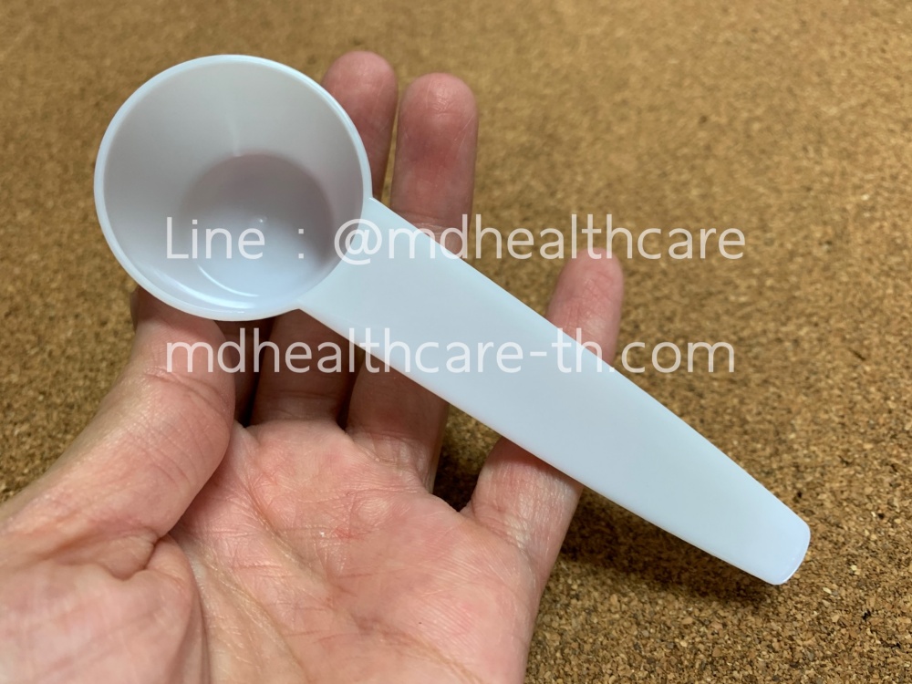 ช้อนตวง10กรัม/20ml.(cc.) ยาว12cm(10ชิ้น ชิ้นละ40บาท) บรรจุ1ชิ้น/ซอง
