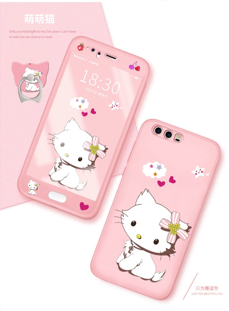 Case Huawei P9 / Pre-order * เคสเจลซิลิโคนยาง 360 องศาเต็มปกการ์ตูนน่ารัก + กระจกนิรภัย *