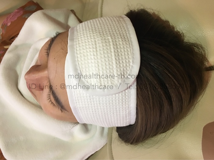 ผ้าคาดผมลายรังผึ้ง กว้าง8.5*ยาว65cm (1ชิ้น)