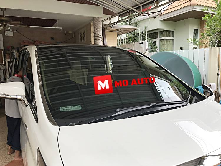 คิ้วขอบกระจกบานหน้า ALPHARD / VELLFIRE MC