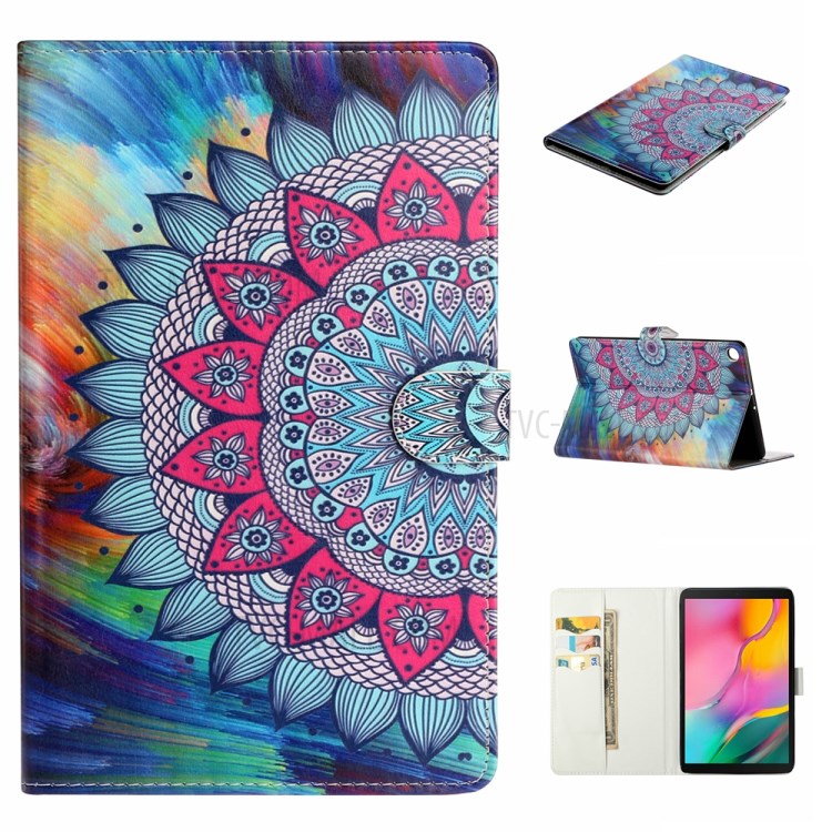 Case Samsung Galaxy Tab A 10.1 (2019) / Pre-order * เคสซองหนังลายนูนยืนแท็บเล็ต ช่องใส่ของสำหรับถือบัตรและเงินสด *