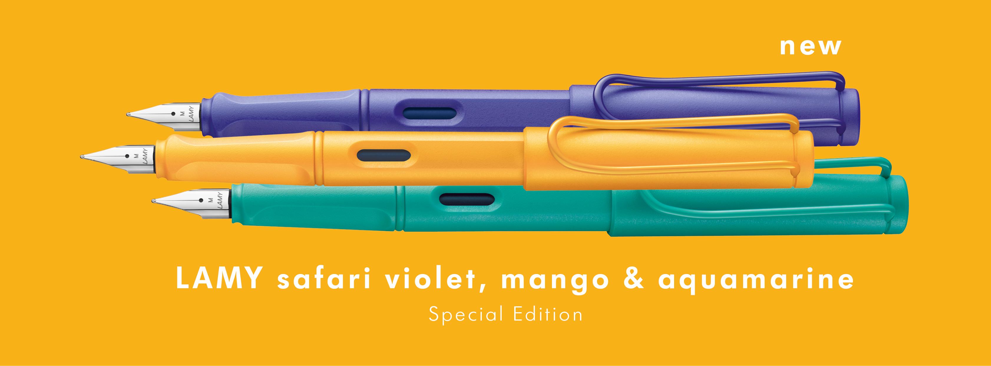 LAMY safari fountain pen candy aquamarine 2020 limited edition