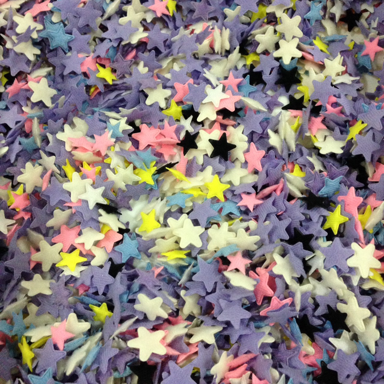 ดาวผ้าคละแบบ/คละสี 1.5 ซม