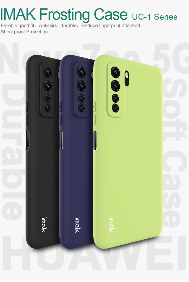 Case Huawei Nova 7 SE / Pre-order * IMAK UC-1 ซีรี่ส์ Matte TPU ปกคุณภาพสูงทนทานและยืดหยุ่น *
