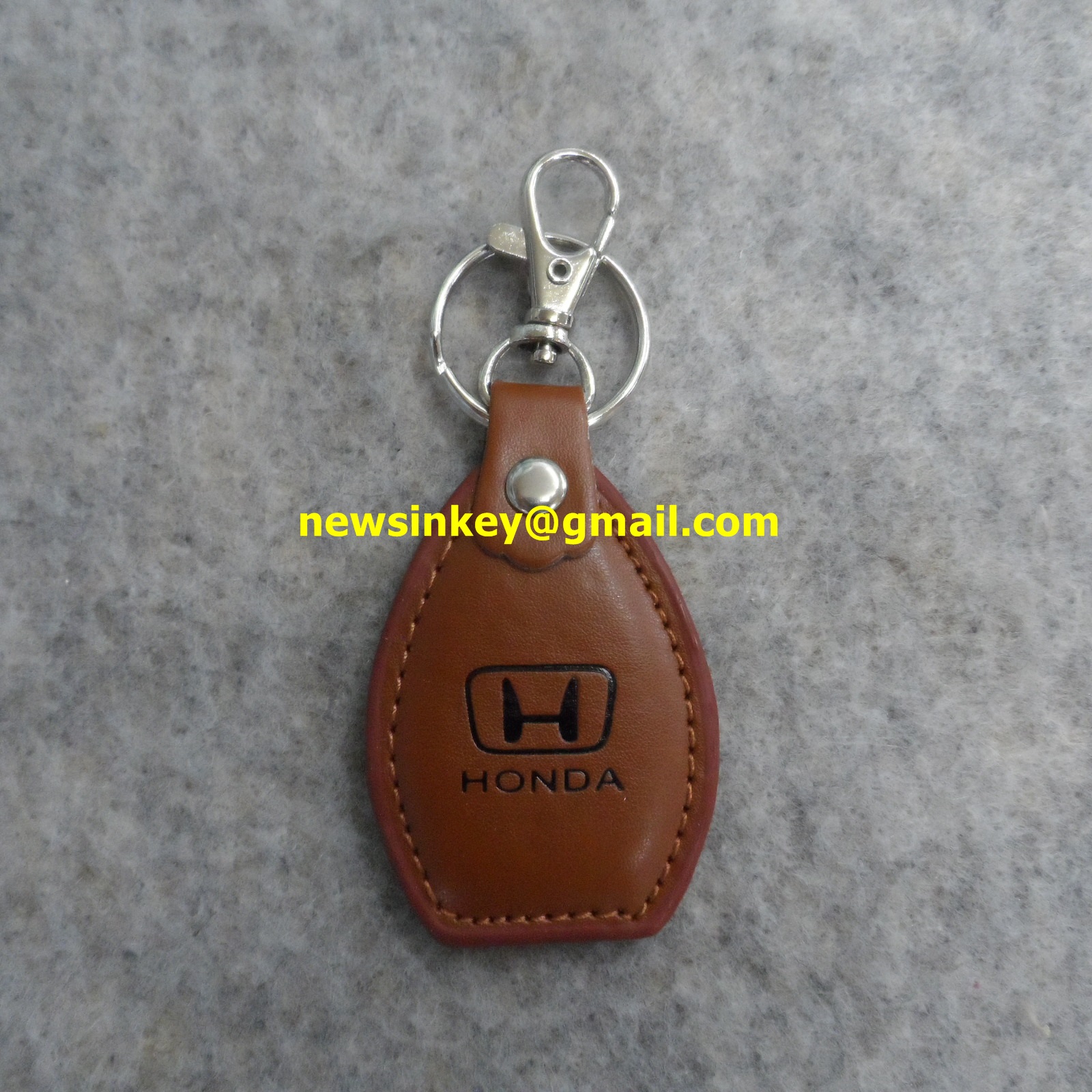 พ่วงกุญแจหนัง HONDA