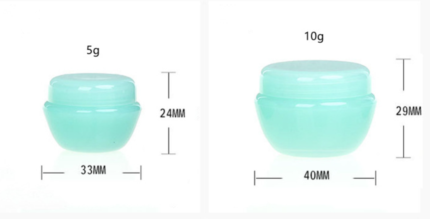 กระปุกครีม 10 กรัม ทรงโอ่ง (10ชิ้น/ชิ้นละ4บาท)