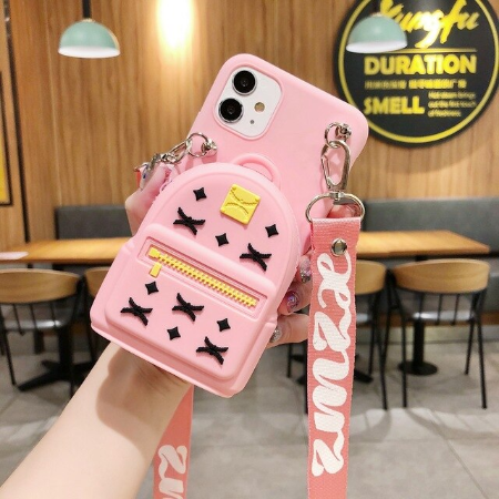 Case Huawei Nova 7 SE / Pre-order * 3D เคสซิลิคอนน่ารักดอกไม้การ์ตูนกระเป๋าโทรศัพท์พร้อมสายคล้อง *