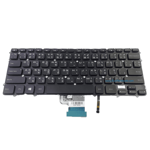 แป้นพิมพ์โน๊ตบุ๊ค Dell XPS 15 9530 ไฟBacklit ประกันศูนย์ Dell