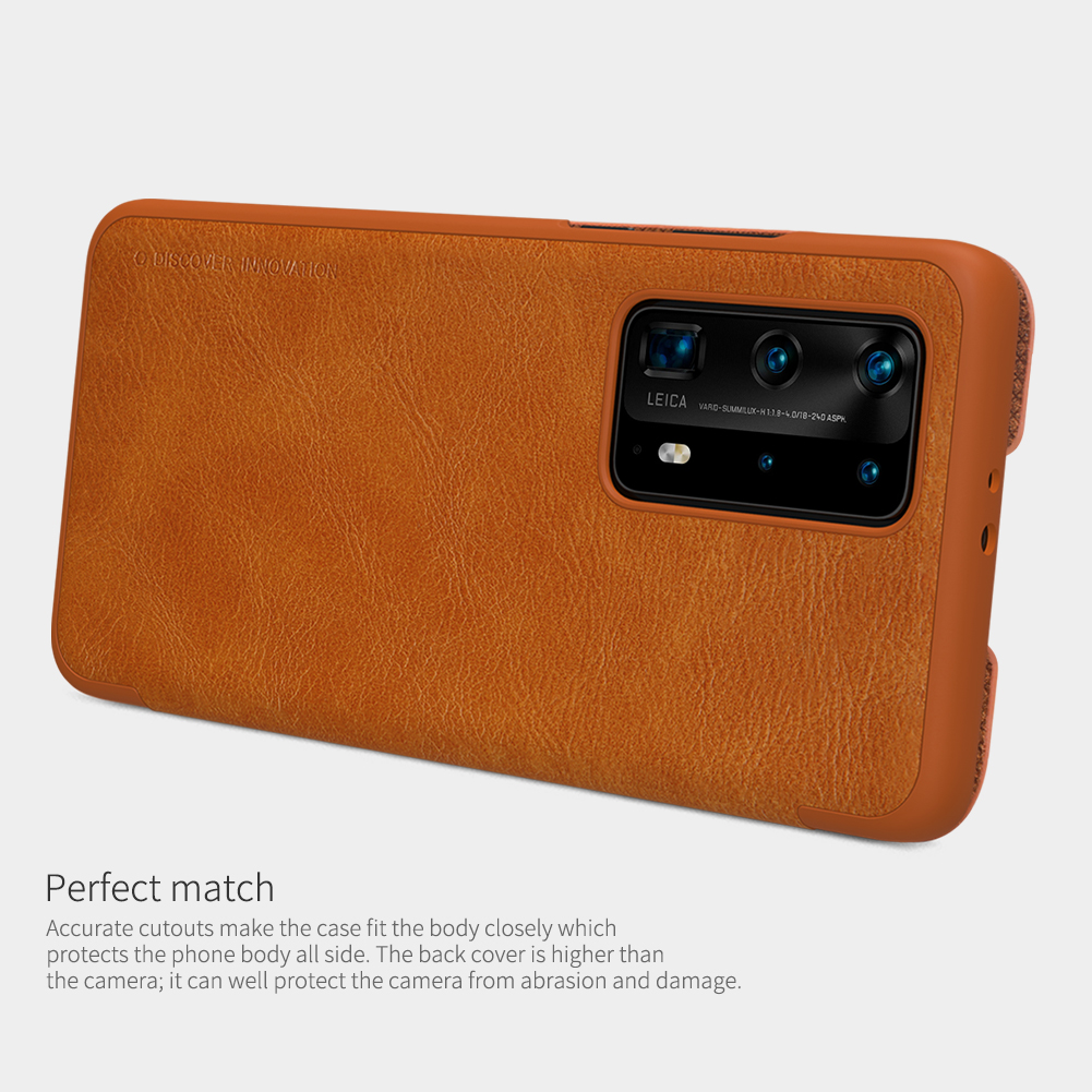 Case Huawei P40 Pro+ / Pre-order * NILLKIN Qin หนัง PU พรีเมี่ยมเคสหนัง สไตล์โนเบิลและบารอนใหม่ *