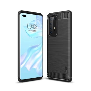 Case Huawei P40 Pro+ / Pre-order * MOFI Brushed เคสคาร์บอนไฟเบอร์ TPU *