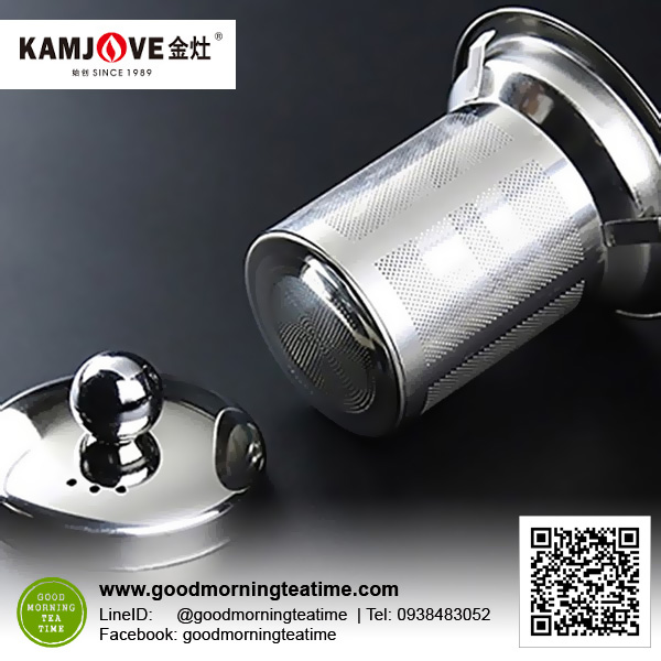กาน้ำชาแก้วเกรดเอ ยี่ห้อ KAMJOVE ขนาด 600 ml.