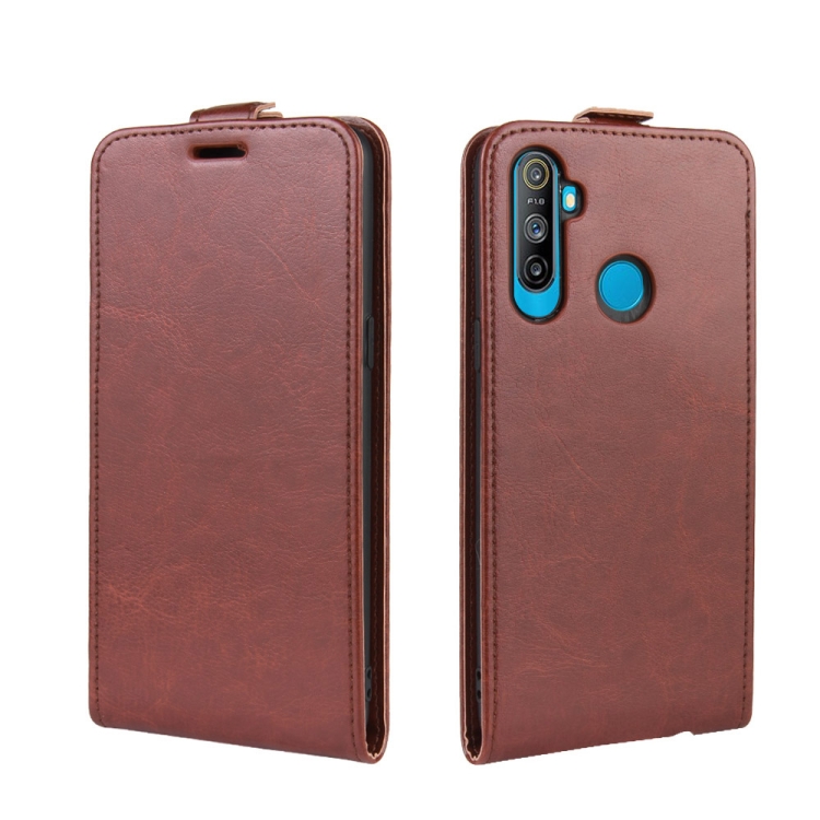Case Realme C3 / Pre-Order * เคสหนัง PU แนวตั้งแบบพลิกได้เนื้อเดียวพร้อมช่องเสียบการ์ดและกรอบรูป *