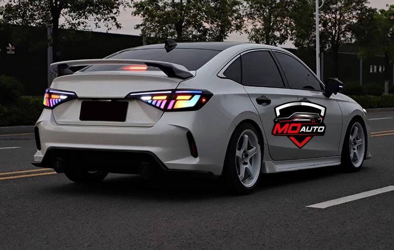 ไฟท้าย FULL LED CIVIC FE ทรง M1 RGB