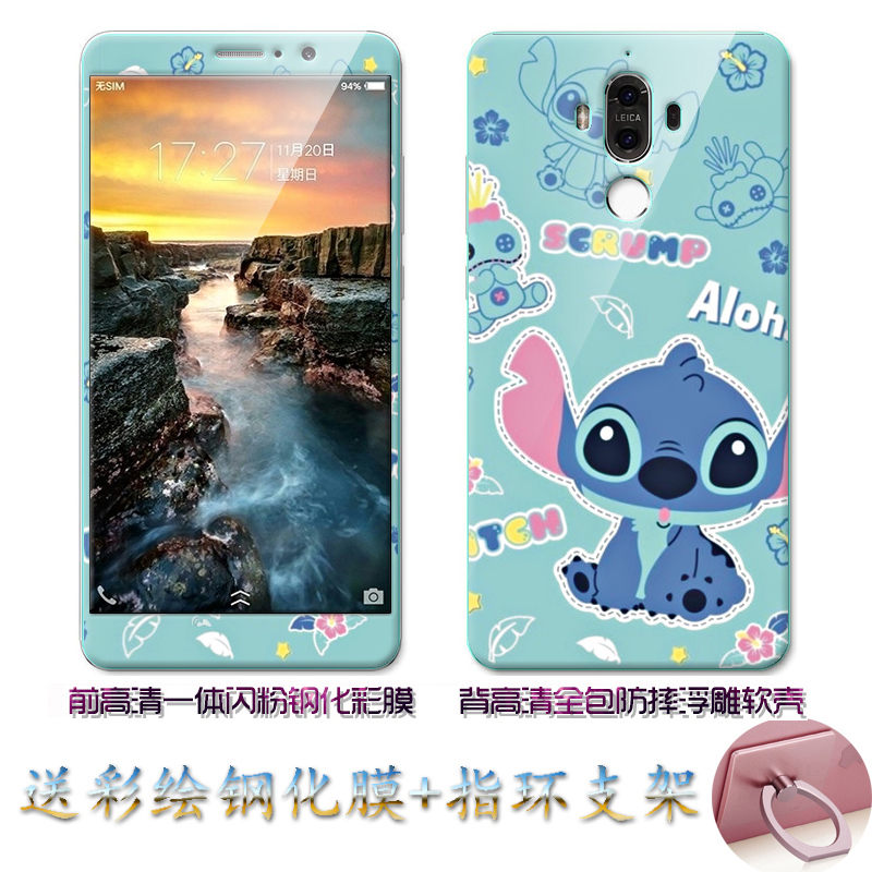 Case Huawei Mate 9 / Pre-orde * เคส TPU ลายการ์ตูนน่ารักๆ + กระจกนิรภัย *