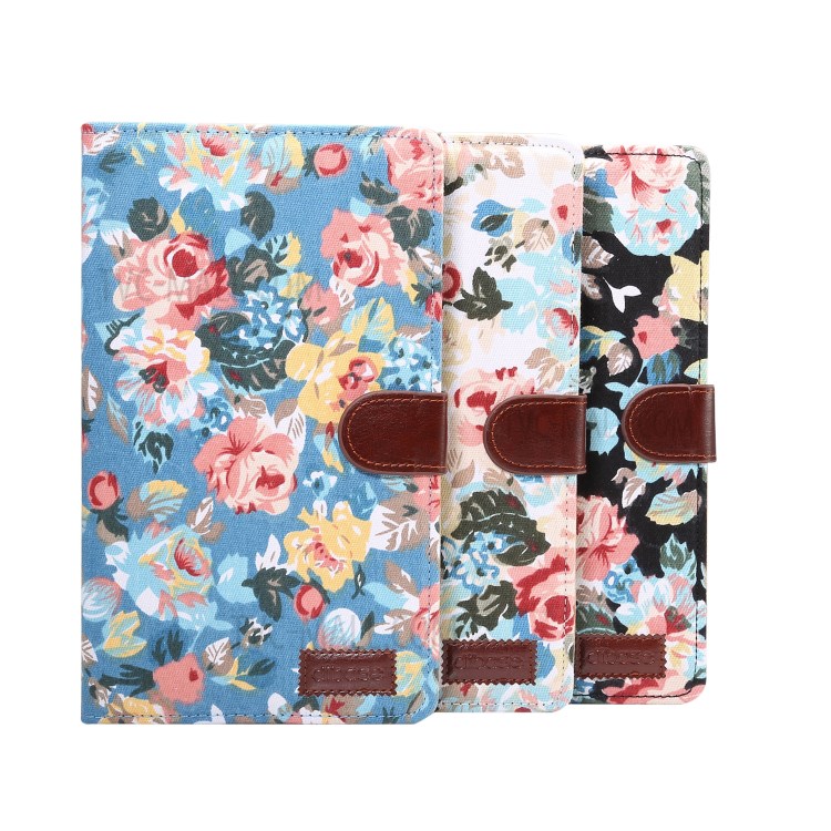 Case Samsung Galaxy Tab A 2019 / Pre-order * เคสดอกไม้ผ้าผิวหนัง PU + PC กระเป๋าสตางค์ ปลุกอัตโนมัติ & นอนหลับ *