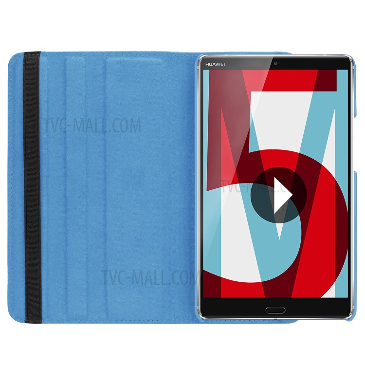 Case Huawei MediaPad M5 / Pre-Order * เคสหมุน 360 องศา ลิ้นจี่เนื้อคลาสสิกสะดวกสบายในการสัมผัส *