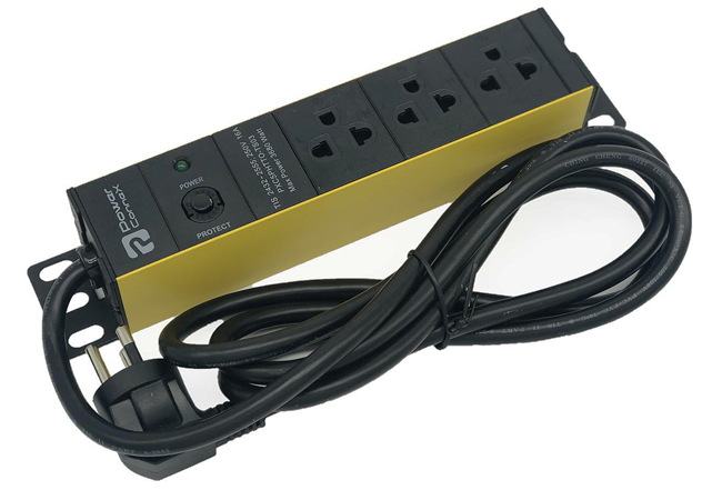 ปลั๊กไฟ PowerConneX PXC5PHTTO-TS03 3 ช่อง กันไฟกระชาก กันไฟเกิน อุปกรณ์ที่ต้องการความปลอดภัย ความคงที่ของไฟฟ้าสูง