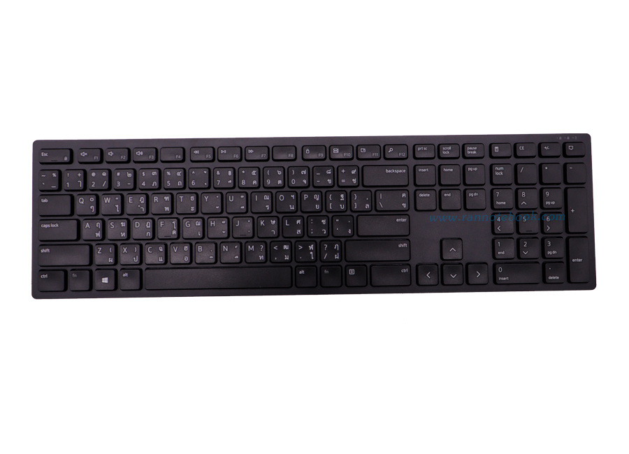 Dell Pro Wireless Keyboard and Mouse - KM5221W แท้ ราคาพิเศษ แป้นพิมพ์ ไทย อังกฤษ คีย์บอร์ด และเม้าส์ ไร้สาย