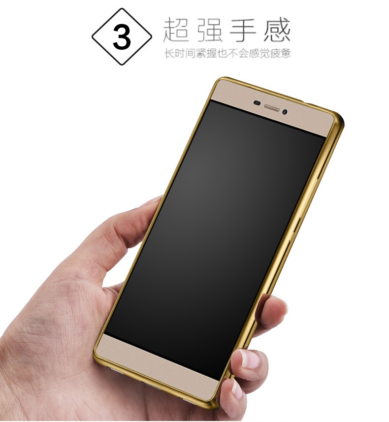 Case Huawei P8 / Pre-order * เคสหรูหราเทคนิคการชุบทอง TPU ซิลิโคนอ่อนนุ่ม *