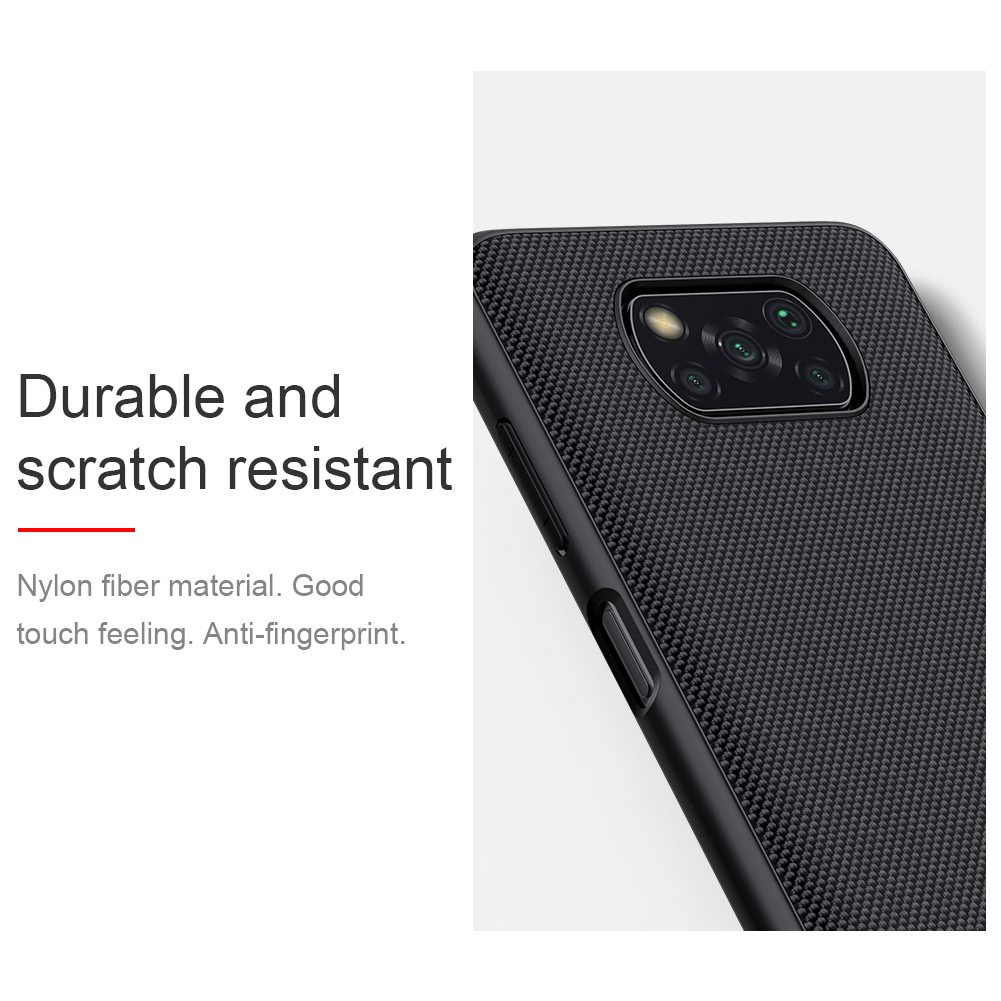 Case Xiaomi Poco X3 Pro / X3 / X3 NFC # Pre-Order * NILLKIN ผลิตจากเส้นใยไนลอนบริสุทธิ์ วัสดุ TPU ที่เป็นมิตรกับสิ่งแวดล้อม *