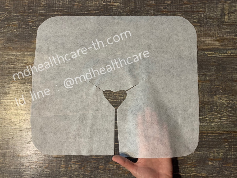 ผ้ารองหมอนกันเปื้อน ทรงตัวยู (100แผ่น) ขนาด 40*35cm.