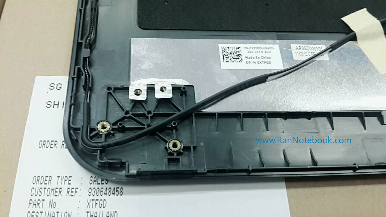 กรอบโน๊ตบุ๊ค Dell inspiron 3521 3537 ฝาหลังจอ Dell 3537 3521 ฝาจอโน๊ตบุ๊ค Dell 3537 3521