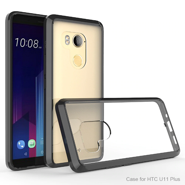 Case HTC U11 Plus / Pre-orde * เคส Hybrid HARD CLEAR ฝาครอบใสกันชนกันกระแทกซิลิโคน *
