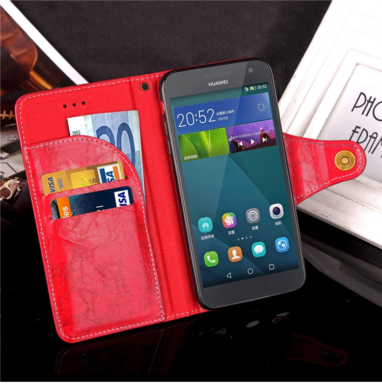 Case Huawei G7 / Pre-order * เคสกระเป๋าสตางค์ ย้อนยุคที่หรูหรา พร้อมสายคล้องมือ *