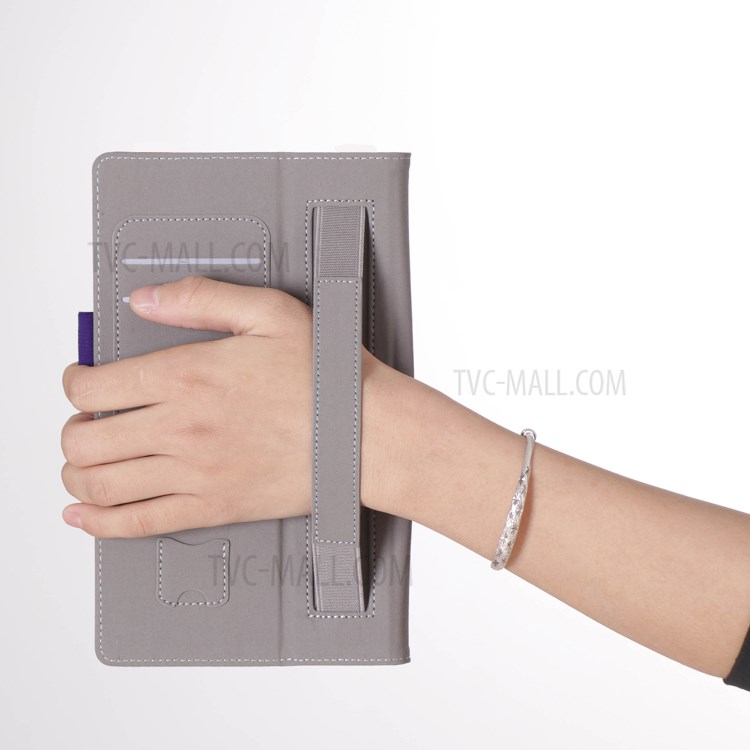 Case Huawei MediaPad M5 / Pre-Order * เคสหนัง PU Built-in สายคล้องมือยืดหยุ่นเพื่อให้ง่ายต่อการอ่านด้วยมือเดียว *