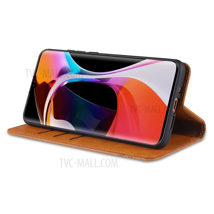 Case Xiaomi Mi Note 10 Lite # Pre-Order * AZNS หนัง PU ที่ดูดซับอัตโนมัติ + กระเป๋าสตางค์ TPU ขาตั้ง *