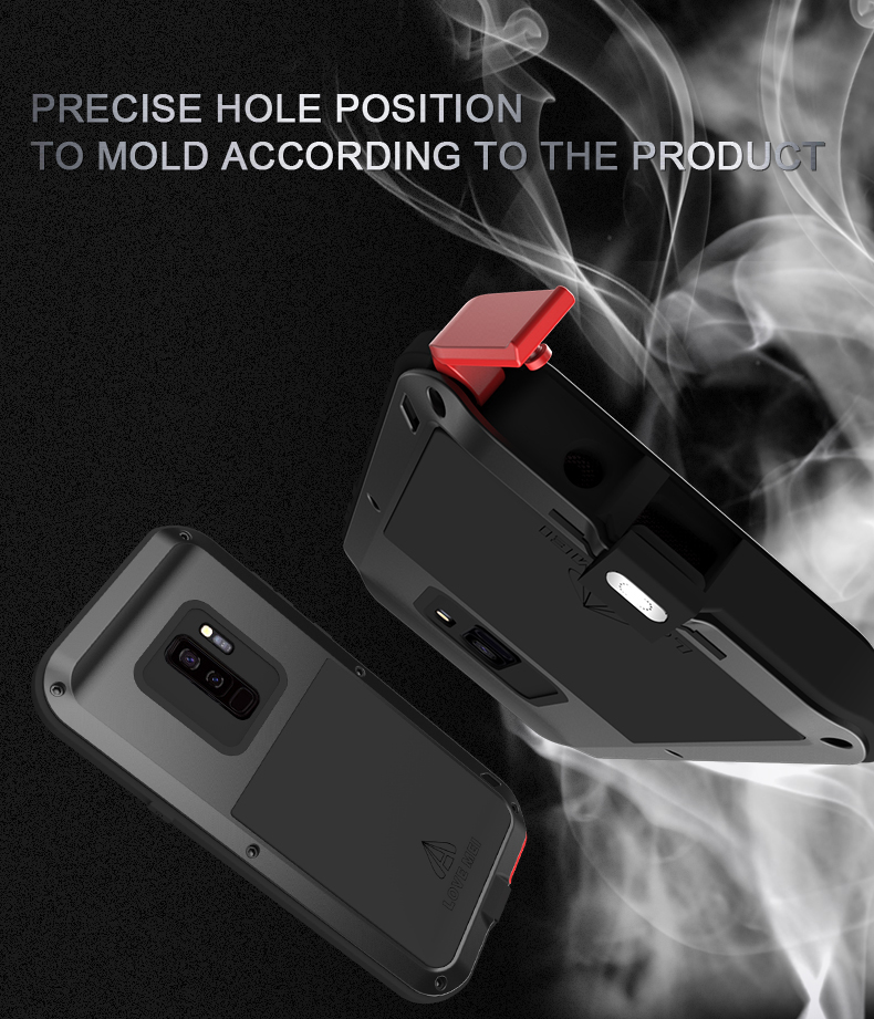 Case Samsung Galaxy S9 Plus / Pre-Order * LOVE MEI metal + TPU คุณภาพสูงนี้มีฟังก์ชั่นกันน้ำกันกระแทกและกันฝุ่น *