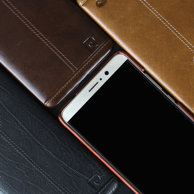 Case Huawei Mate 9 / Pre-order * Pierre Cardin พลาสติกคุณภาพสูงเคลือบด้วยหนังแท้เย็บที่เหนือกว่า *