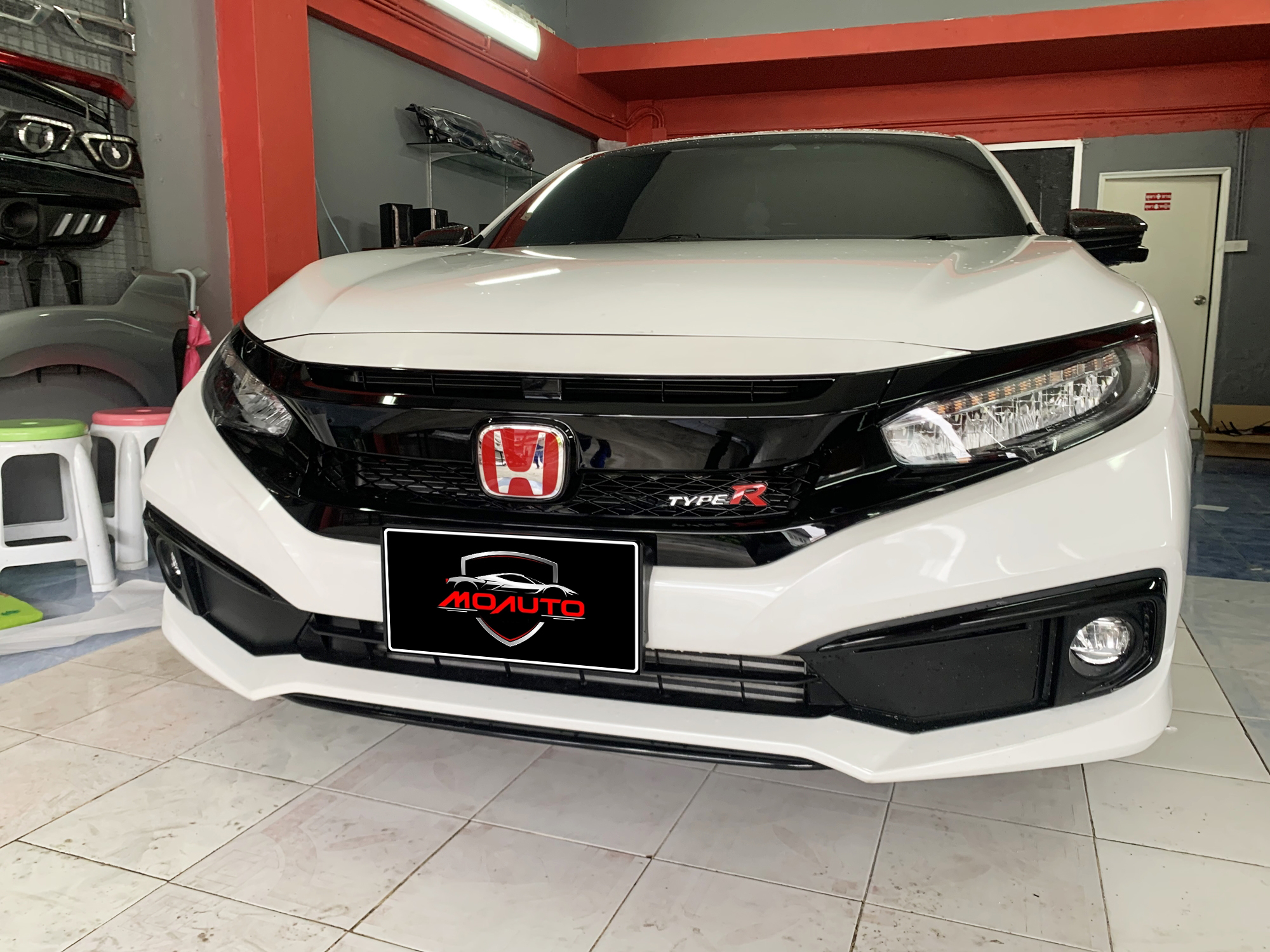 กระจังหน้าทรง TYPE-R ตรงรุ่น CIVIC FC MC 2019-2020