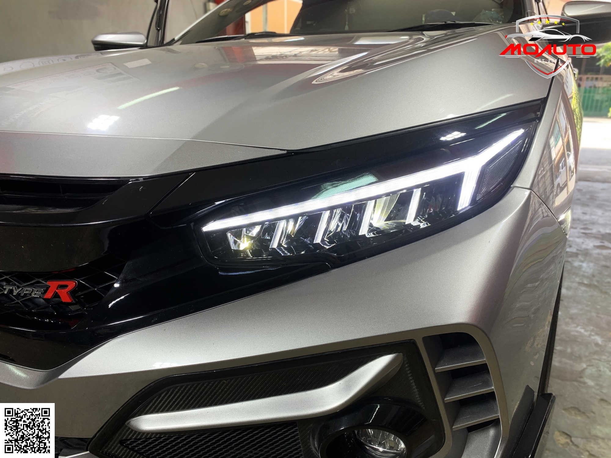 โคมไฟหน้า LED ทรง Audi Style CIVIC FC / FK 2016-2021