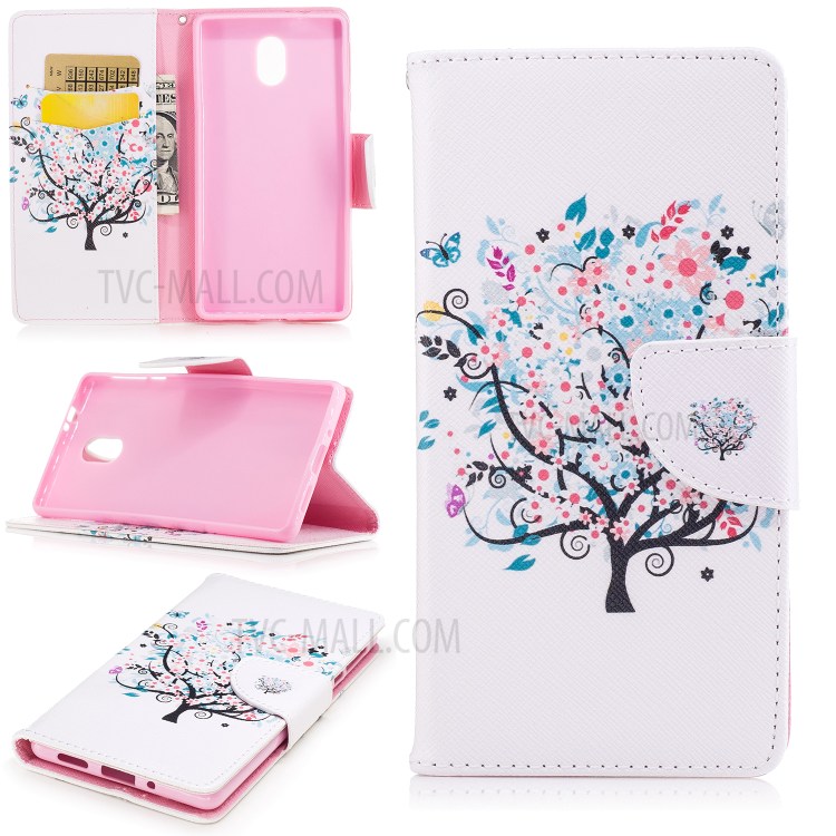 Case Nokia 3 / Pre-order * รูปแบบการพิมพ์ซองหนังพร้อมขาตั้ง *