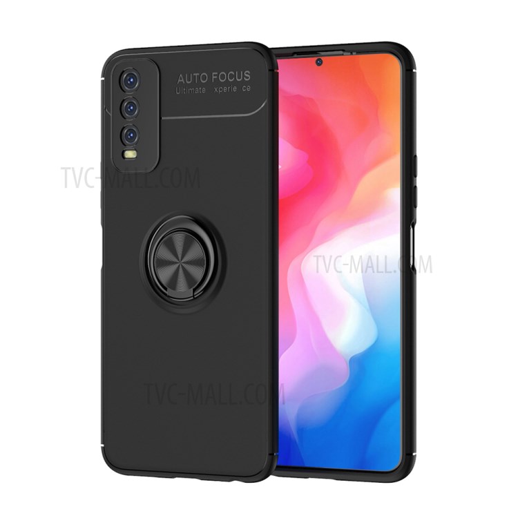 Case Vivo Y20 / Pre-order * เคสแหวนนิ้วมือขาตั้ง TPU Case Built-in แผ่นแม่เหล็ก ตัวยึดแหวนในตัวช่วยให้ใช้งานด้วยมือเดียวได้ง่าย *