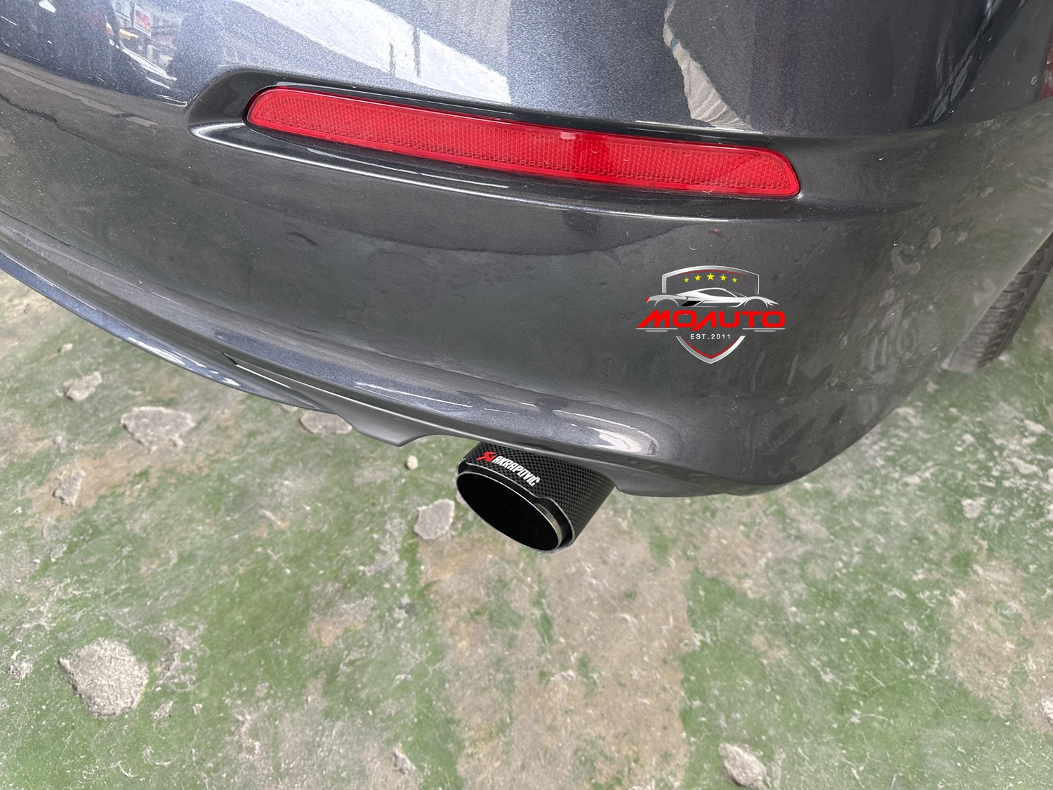 ปลายท่อพร้อมคิ้วปลายท่อกันชนท้าย สำหรับ CIVIC FE รุ่น EL และ EL+