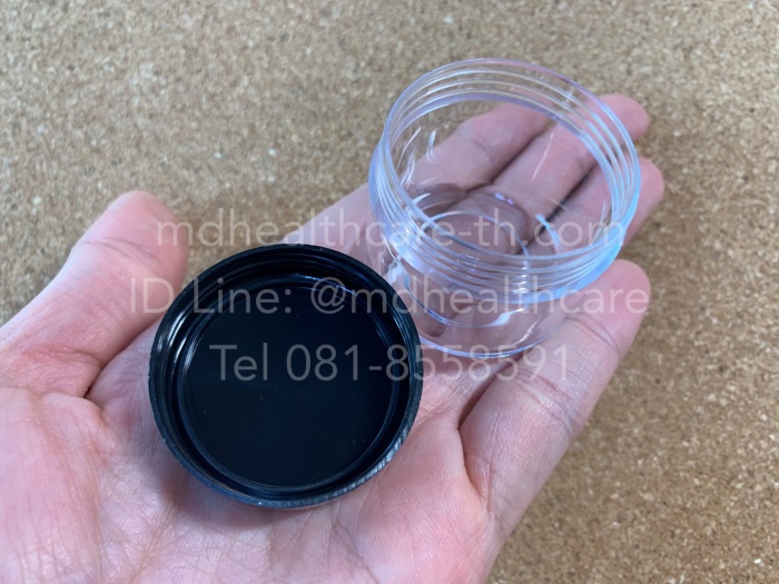 กระปุกครีม กระปุกครีมพลาสติก 20กรัม (10ชิ้น/ชิ้นละ5บาท)