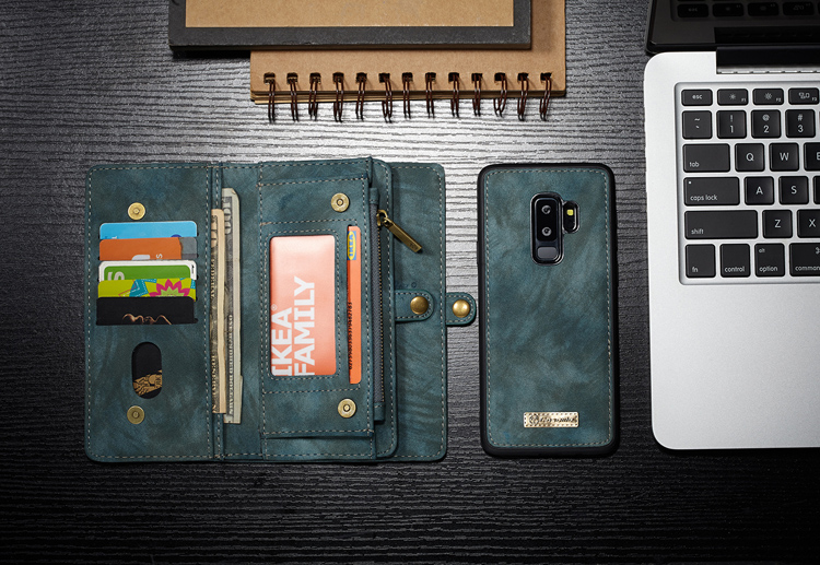 Case Samsung Galaxy S9 Plus / Pre-Order * CASEME 2-in-1 Multi-slot Wallet หนังวินเทจแยกเคส *