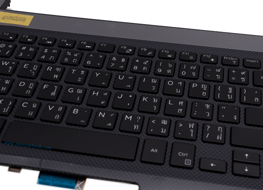 Palmrest Keyboard Dell G3 3579 แท้ ไทย อังกฤษ มีไฟ บอดี้บน Dell 3579 คีย์บอร์ดโน๊ตบุ๊ค Dell 3579 แท้ ประกันศูนย์ Dell Thailand
