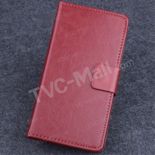 Case Lenovo A536 / Pre-order * พื้นผิวหนังเนื้อม้า 2 ช่องเสียบการ์ด *